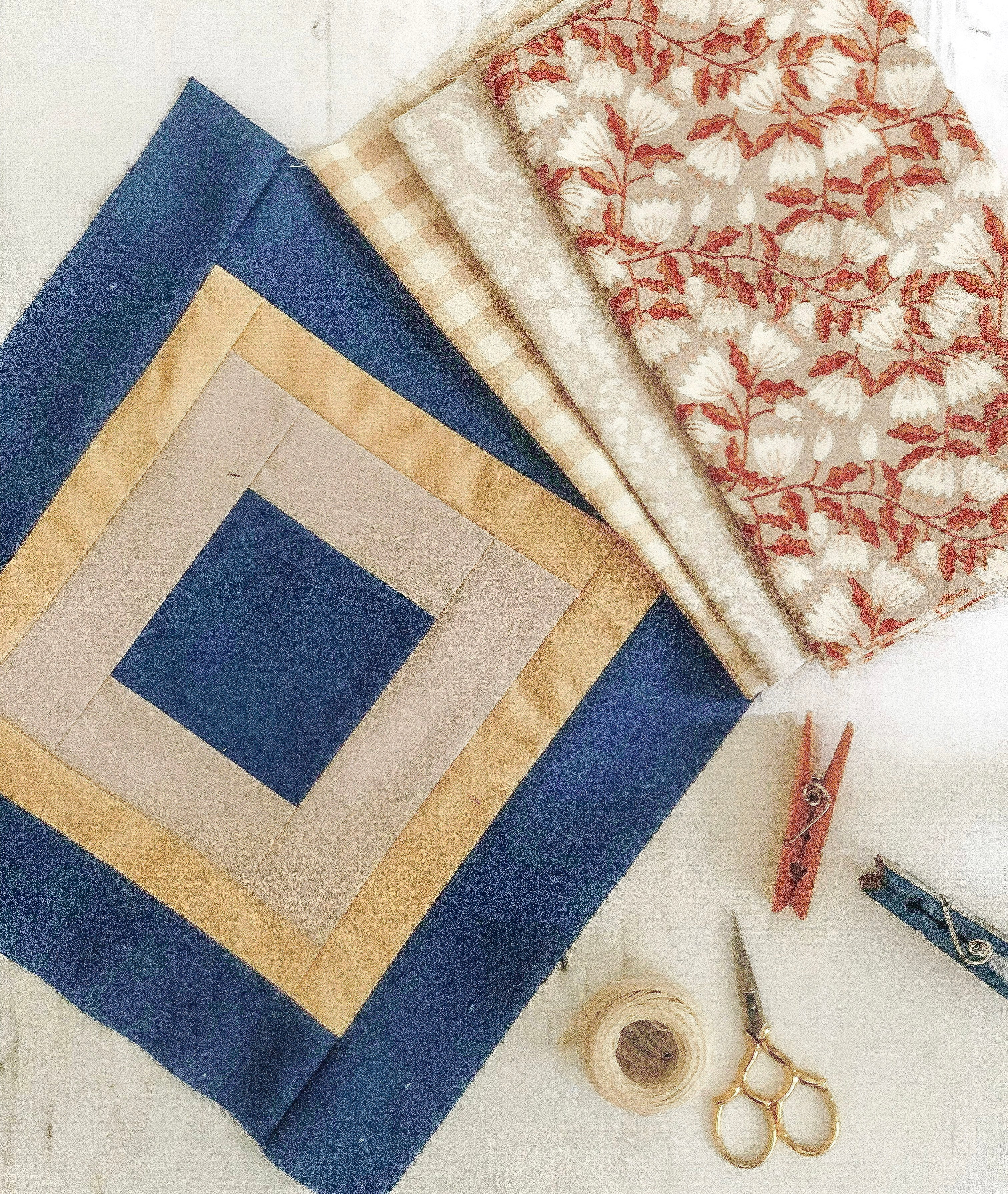 Rocking Chair Quilt Along: Week 2 – Modern Charm Stitchery