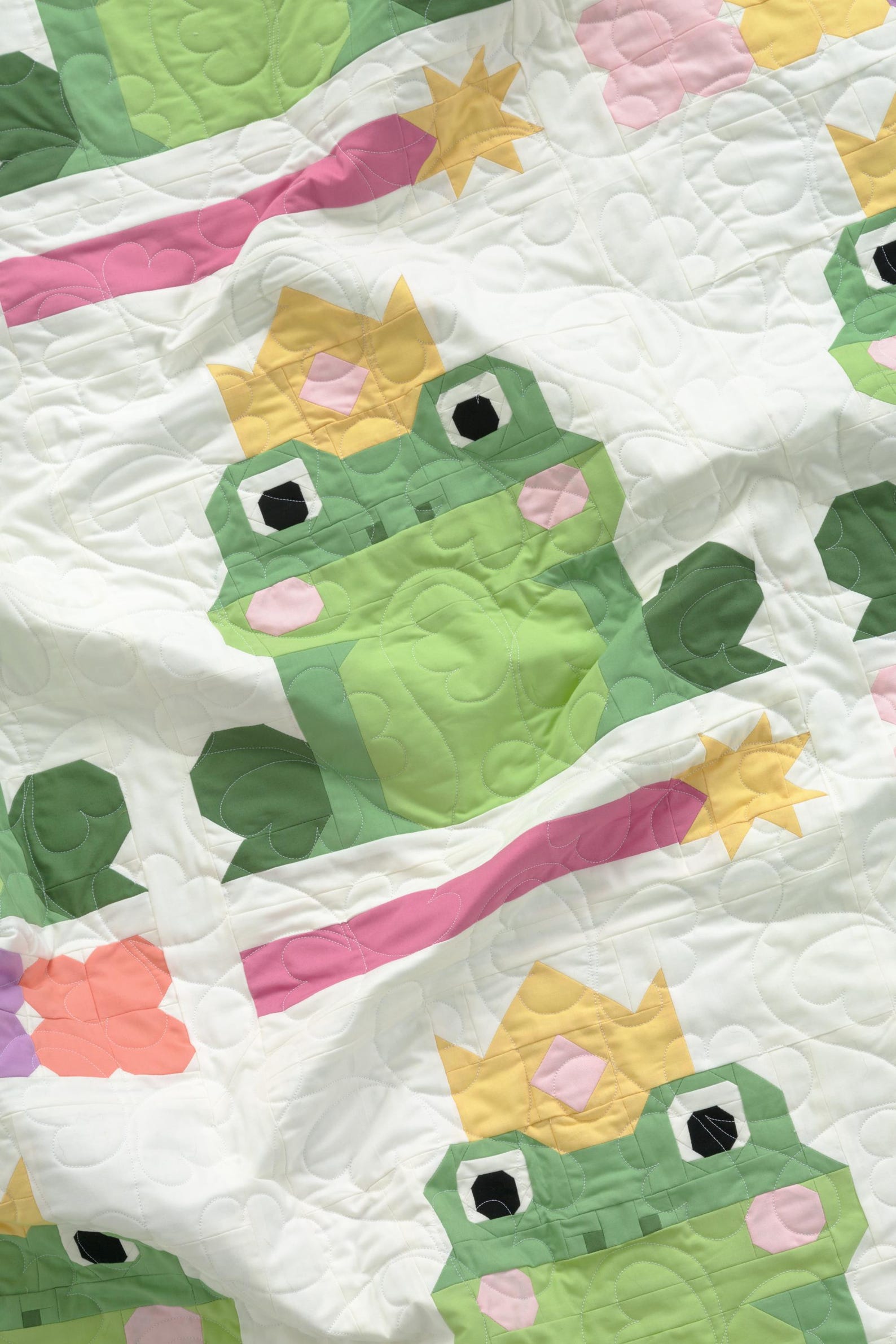 Fairy Tale Frogs Quilt Pattern