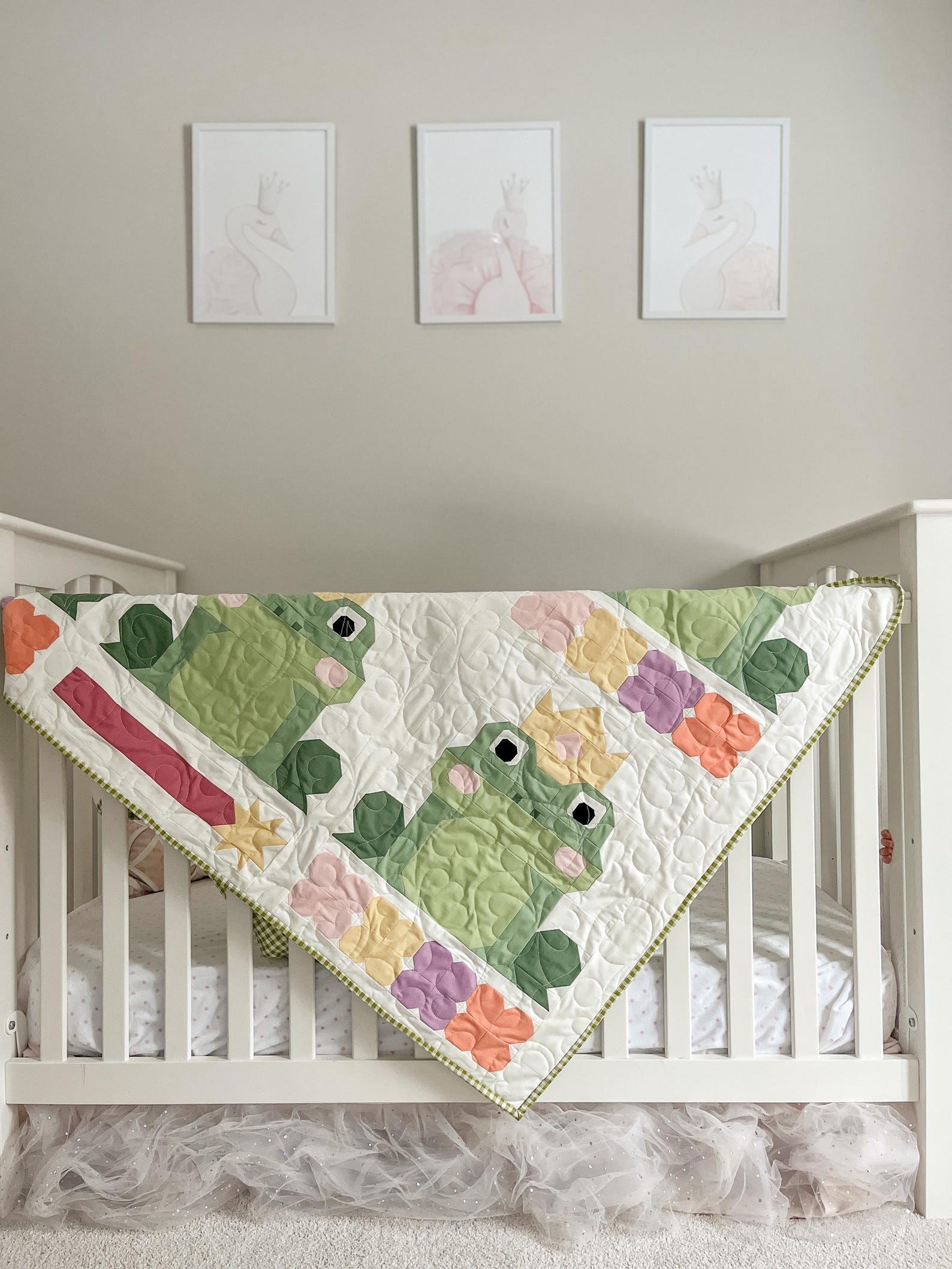 Fairy Tale Frogs Quilt Pattern