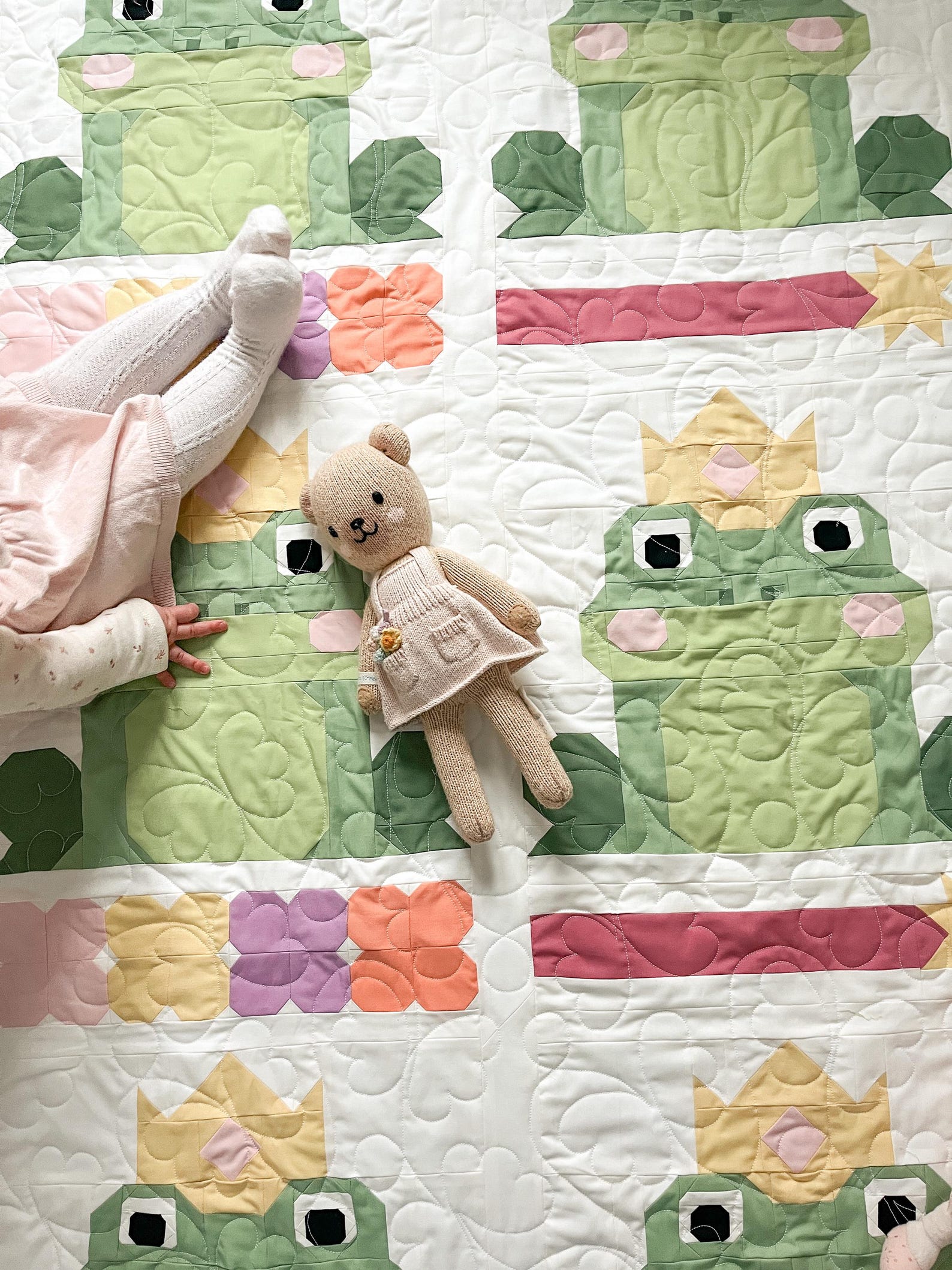 Fairy Tale Frogs Quilt Pattern