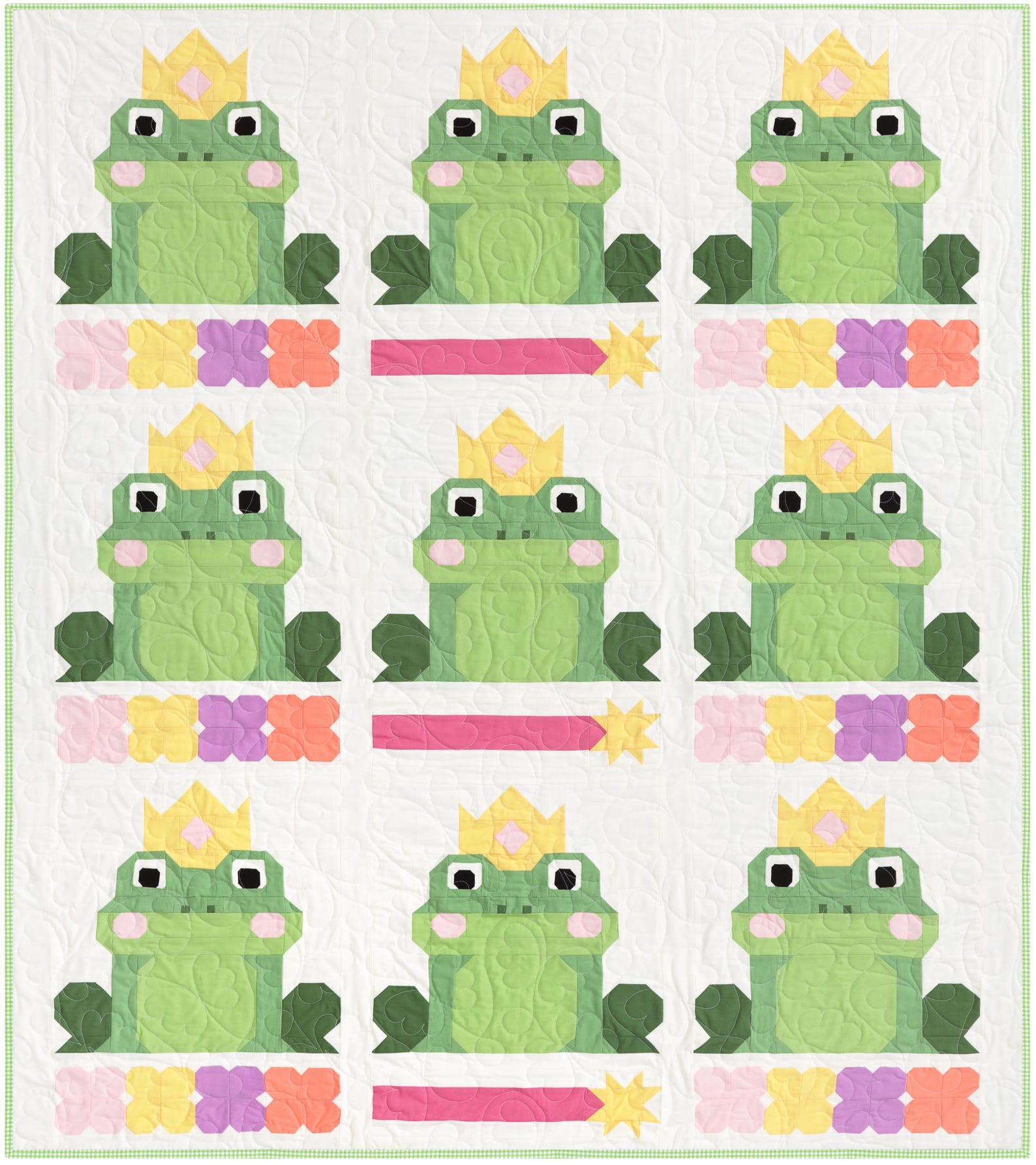 Fairy Tale Frogs Quilt Pattern